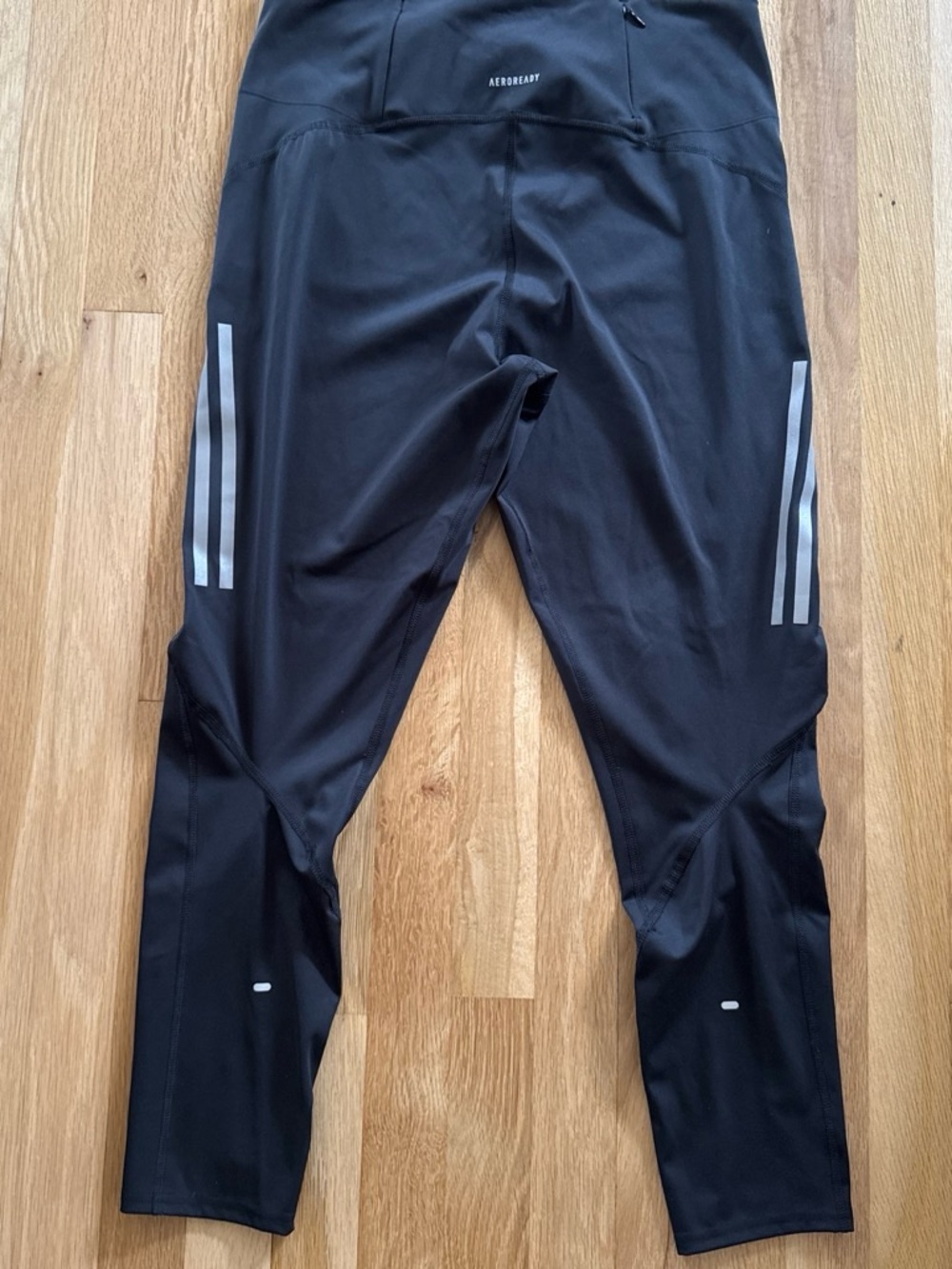 Adidas Black Athletic Running Leggings - Picture 2 of 3